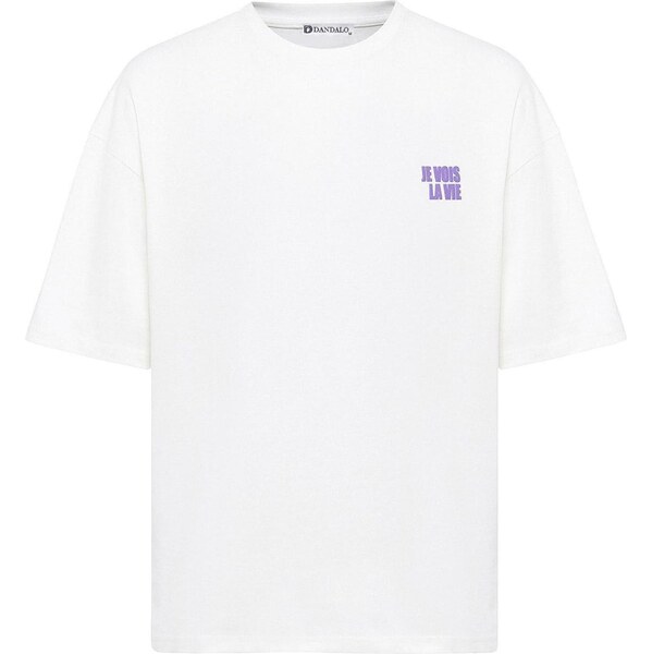 Dandalo Tričko fialová / čierna / biela 65653803