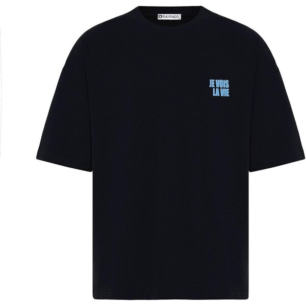 Dandalo Tričko azúrová / čierna / biela 65653822