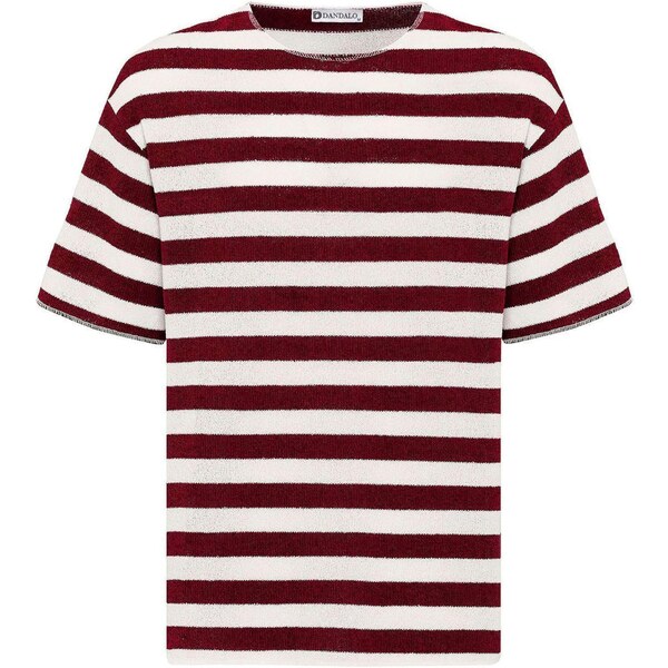 Dandalo Tričko bordová / biela 65653807