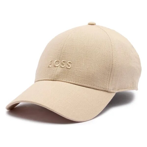 BOSS BLACK Ľanová bejzbalová šiltovka Zed-LN 63867122