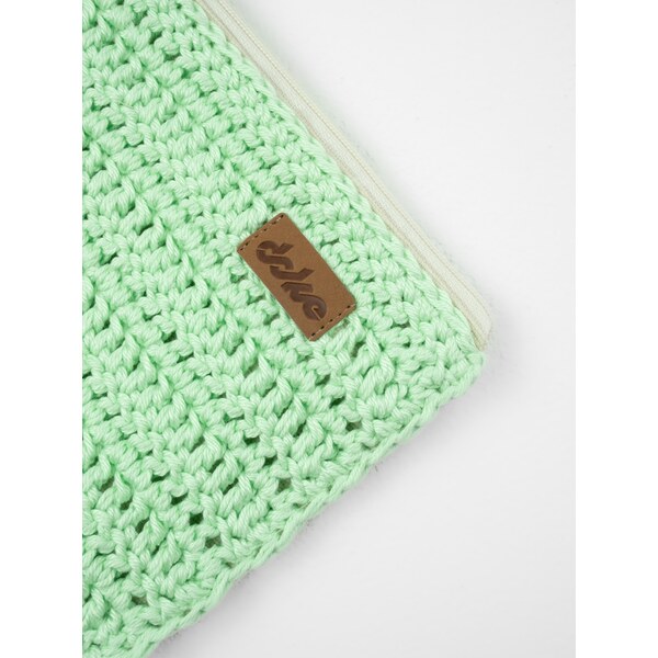 DOKE Háčkované vrecko Cat green 63926651