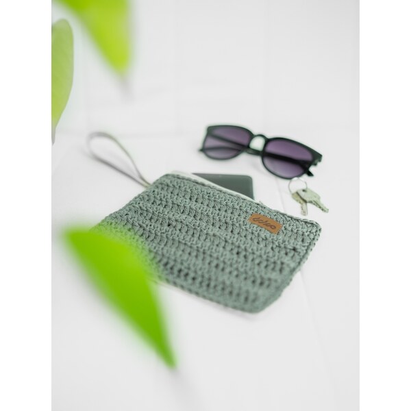 DOKE Háčkované vrecko Cat grey 63926652