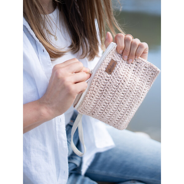 DOKE Háčkované vrecko Cat powder 63926654