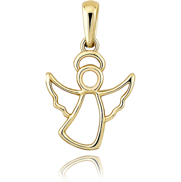 OLIVIE MINET Elegantní zlatý přívěs anděl Au 585/1000 64898870