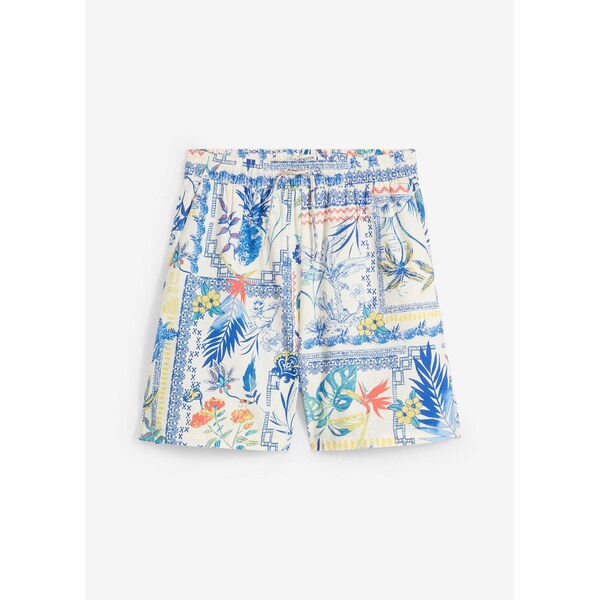 bonprix Šortky s podielom hodvábu, farba modrá 63894172