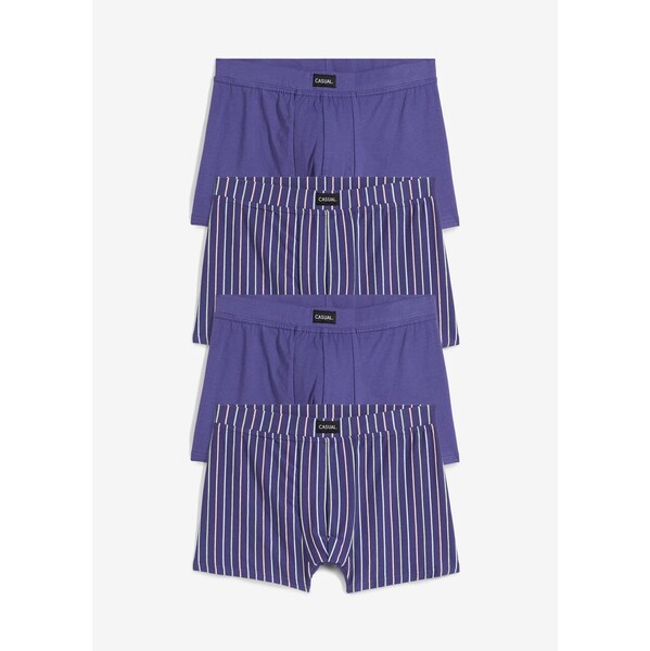 bonprix Boxerky, úzke (4 ks v balení), farba modrá 63894197