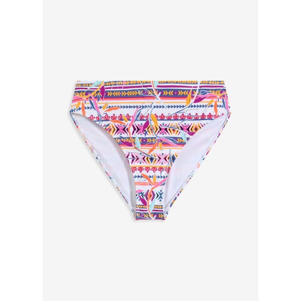 bonprix Bikinové nohavičky s vysokým pásom, farba biela 63894363