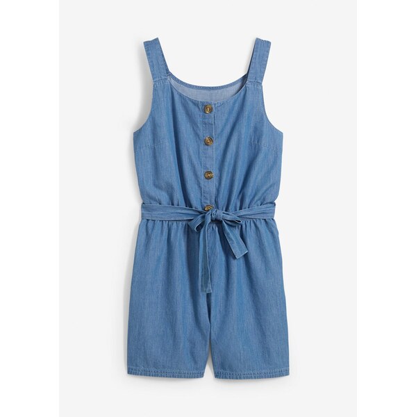 bonprix Džínsový overal z padavej bavlny, farba modrá 63894370