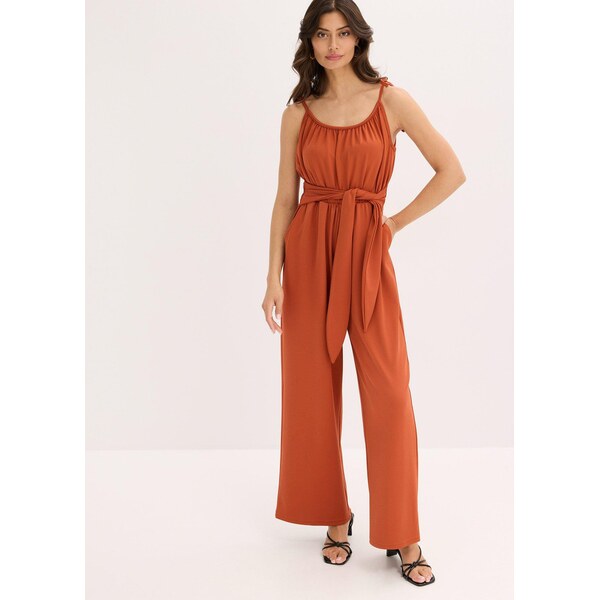 bonprix Džersejový overal, farba hnedá 63894236