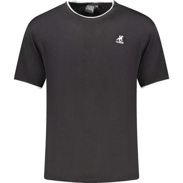 U.S. GRAND US GRAND POLO SHORT SLEEVE T-SHIRT MEN BLACK 64710477