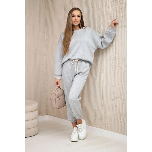 Kesi Dámska tepláková súprava Bella svetlosivá, Farba sivá 63894922