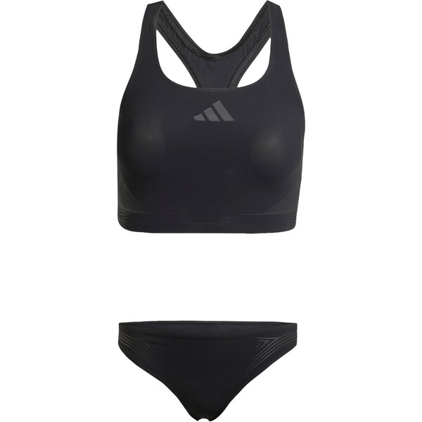 ADIDAS PERFORMANCE Športové bikiny Lanelux tmavosivá / čierna 63898251