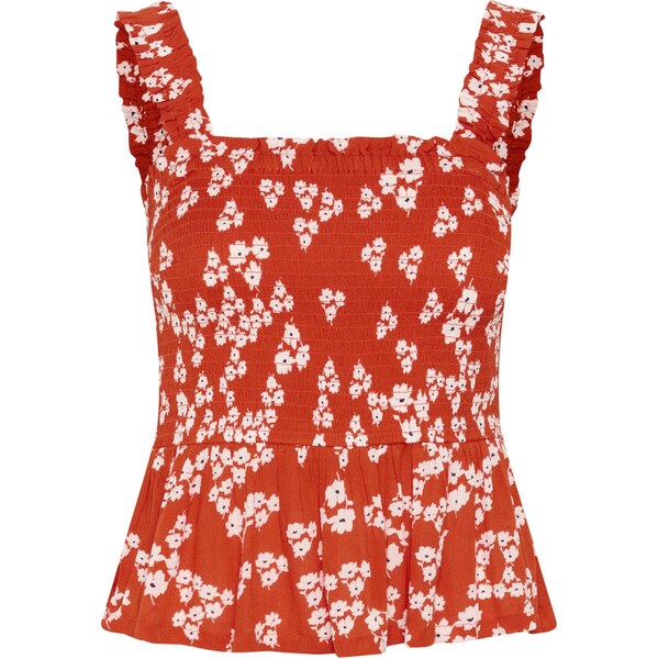 Kaffe Top Amber červená / čierna / biela 63898342