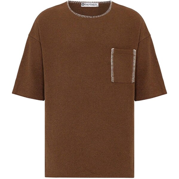 Dandalo Sveter hnedá / biela 65921684