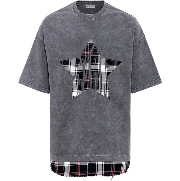 Dandalo Tričko sivá / jasne červená / čierna / biela 64521011