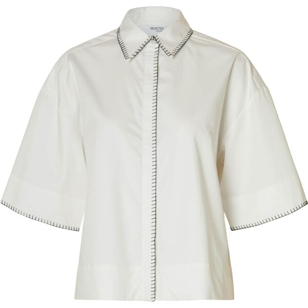 SELECTED Blúzka SLFFIA biela 64008846