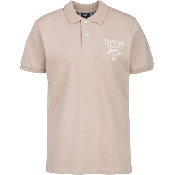19V69 ITALIA Tričko béžová / biela 65645636