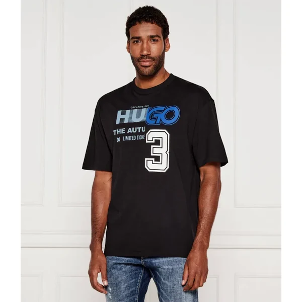Hugo Blue Tričko Nesite | Relaxed fit 63895538