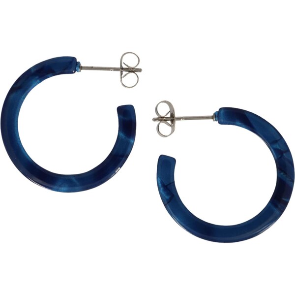 Fräulein Wunder Náušnice Anni modrá / zlatá 65880181