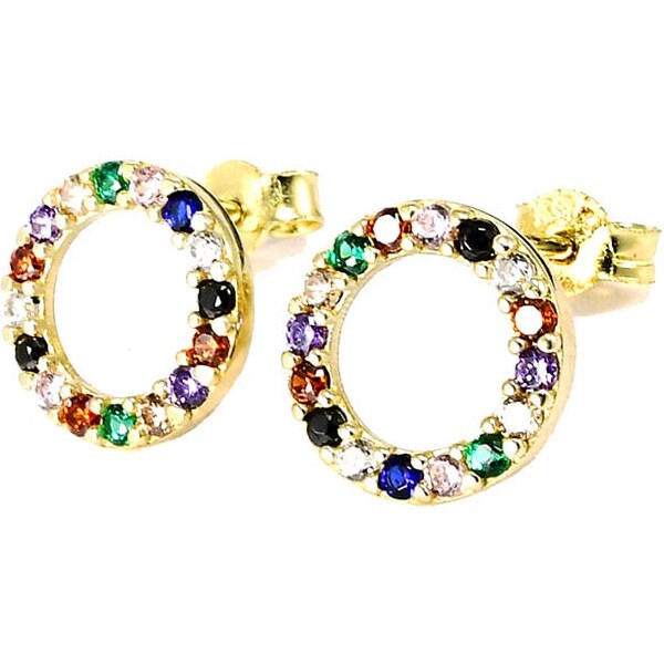 Zlaté náušnice Glare 360 63908442