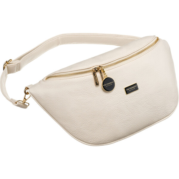 Peterson Mestská béžová dámska ľadvinka crossbody z eko kože 63917909