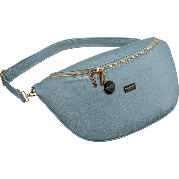 Peterson Modrá dámska ľadvinka crossbody z eko kože 63917908