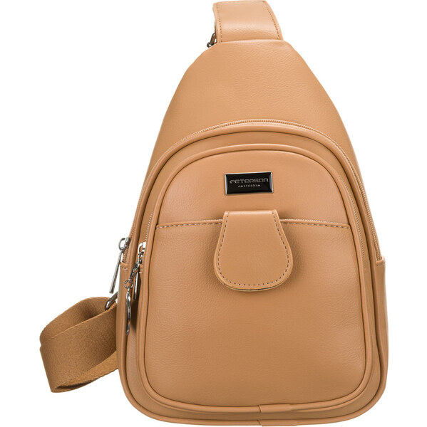 Peterson Športová béžová dámska kapsička na rameno z eko kože 63917913