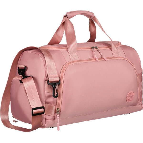 Ružová víkendová cestovná taška s bočnou komorou na topánky - Peterson 63917953