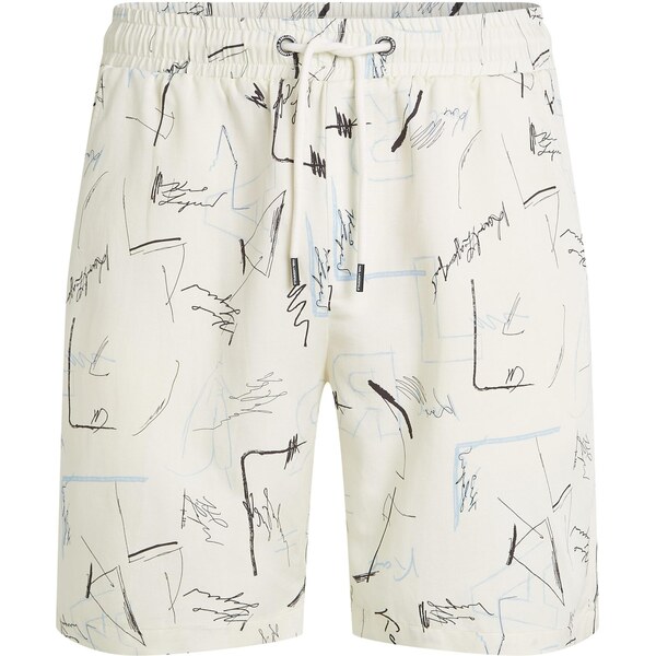 Karl Lagerfeld Nohavice béžová / svetlomodrá / čierna 63919454