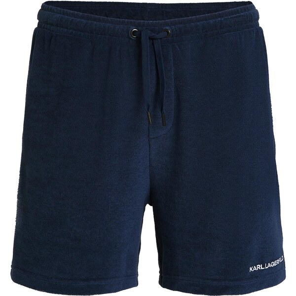 Karl Lagerfeld Nohavice námornícka modrá / biela 63919442