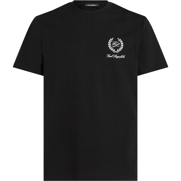 Karl Lagerfeld Tričko Hotel čierna / biela 63919481