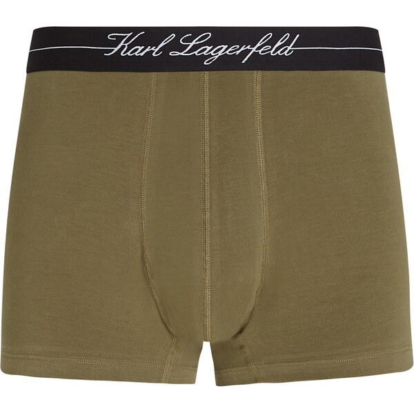 Karl Lagerfeld Boxerky olivová / čierna 63919502