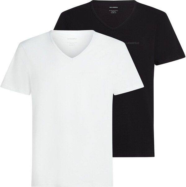 Karl Lagerfeld Tielko čierna / biela 63919546