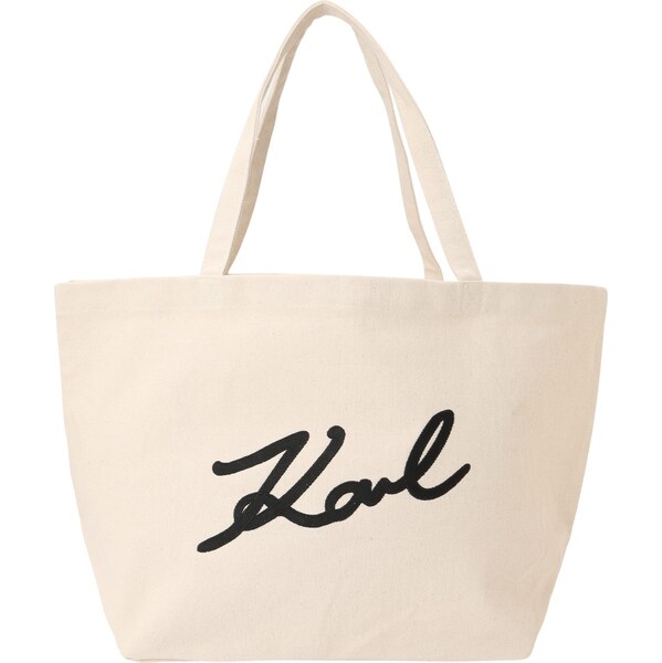 Karl Lagerfeld Shopper čierna / šedobiela 63919874