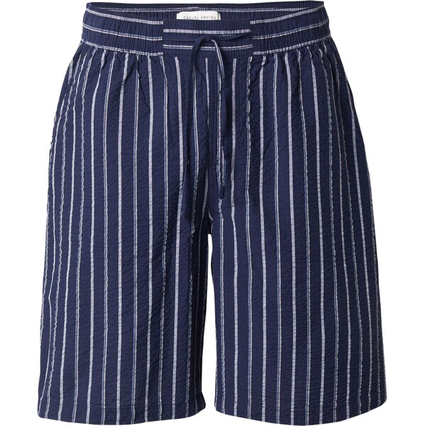 Casual Friday Chino nohavice CFKAI námornícka modrá / svetlomodrá / 63919884