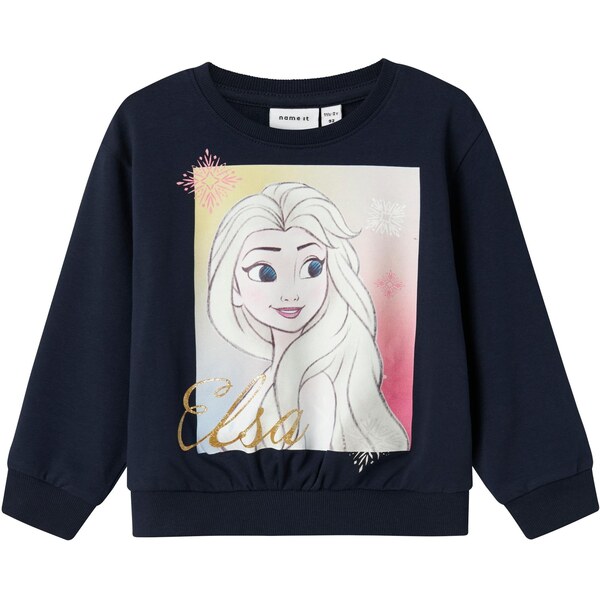 NAME IT Mikina NMFJILL FROZEN béžová / námornícka modrá / svetložltá / 64017915