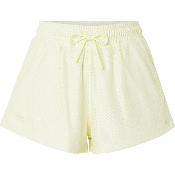 Calvin Klein Jeans Nohavice PRIDE pastelovo zelená / biela 63988679