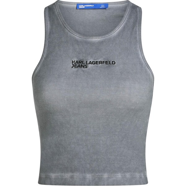 KARL LAGERFELD JEANS Top sivá / čierna 64528557