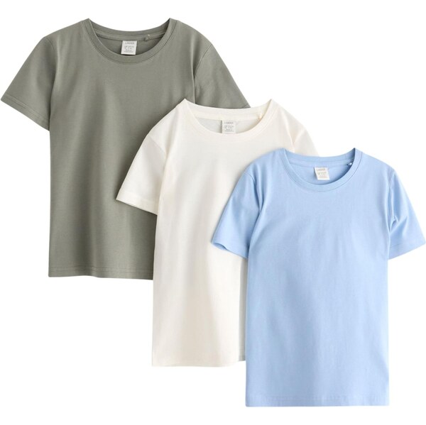 Lindex Tričko svetlomodrá / sivá / biela 64826053