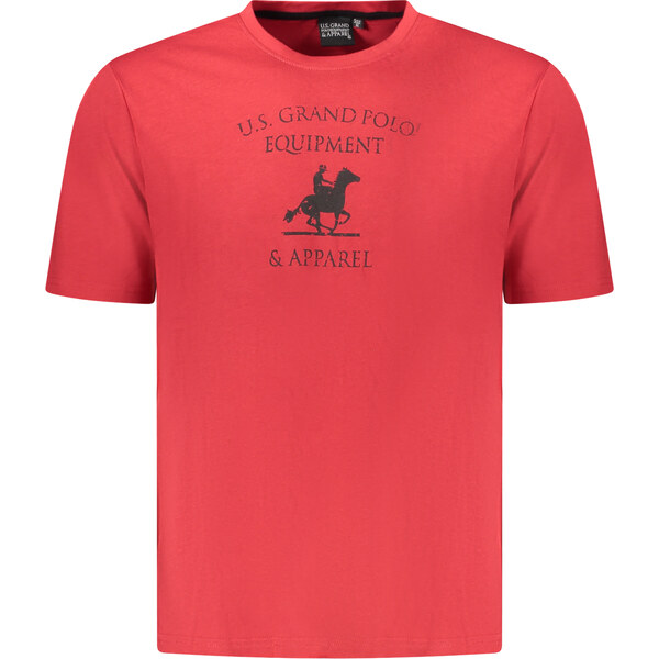 U.S. GRAND US GRAND POLO MENS SHORT SLEEVE T-SHIRT RED 64711891