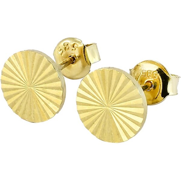 Zlaté náušnice Glare 369 63932026