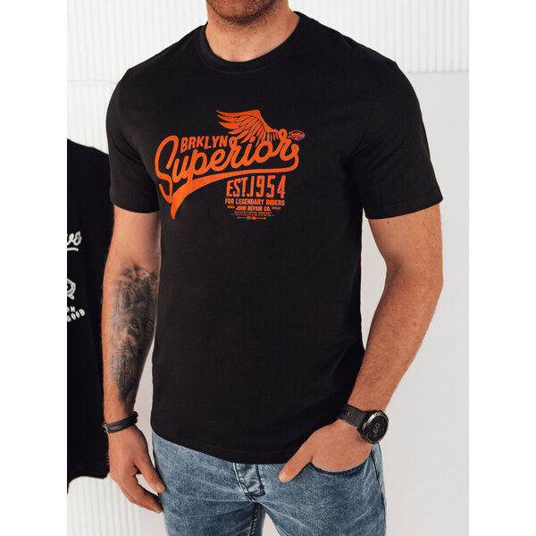 Pánske tričko s potlačou Farba sivá DSTREET RX5365 66187217