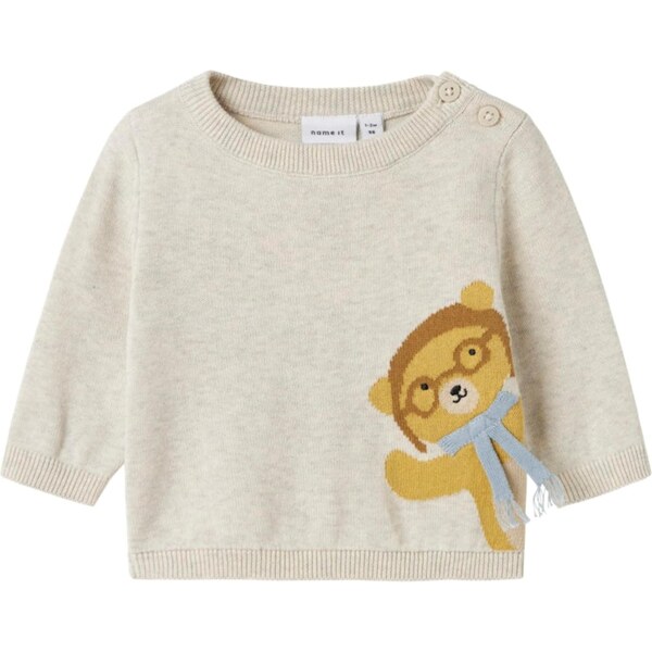 NAME IT Sveter NBMKANO nebielená / modrosivá / karamelová / pueblo 63939442