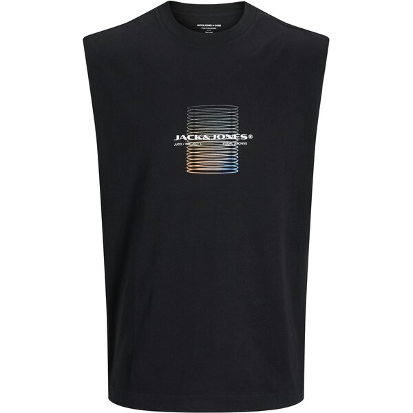 JACK & JONES Tričko JCOCALMA piesková / čierna / biela 63939531