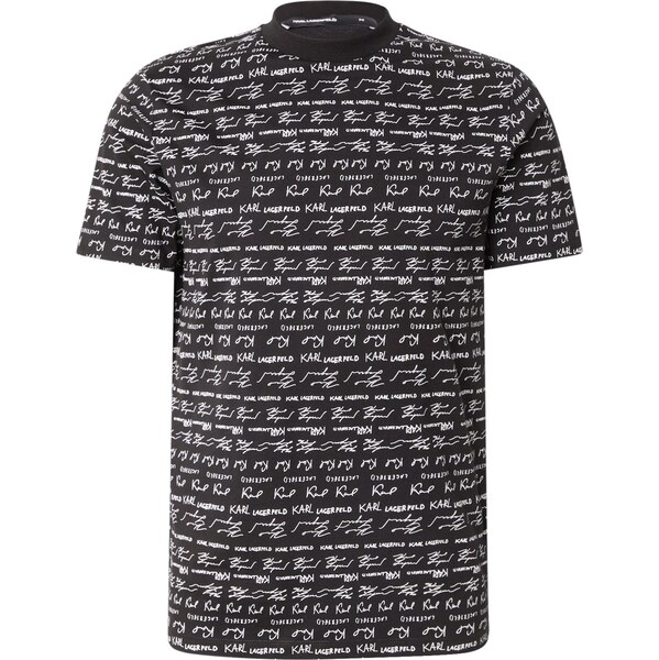 Karl Lagerfeld Tričko čierna / biela 63940742