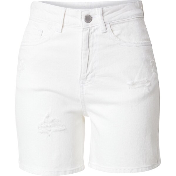 VILA Džínsy VIJAF biela 64063223