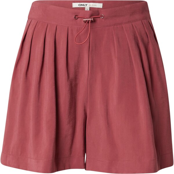ONLY Plisované nohavice ONLNICA vínovo červená 65654262
