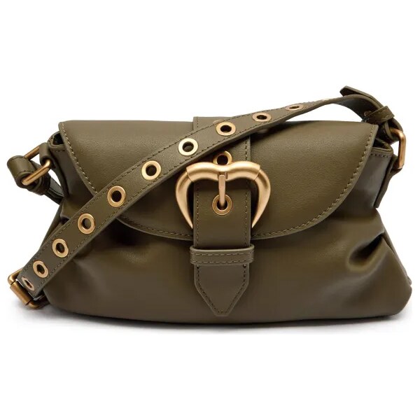 Pinko Kožená kabelka na rameno JOLENE MINI 63933448