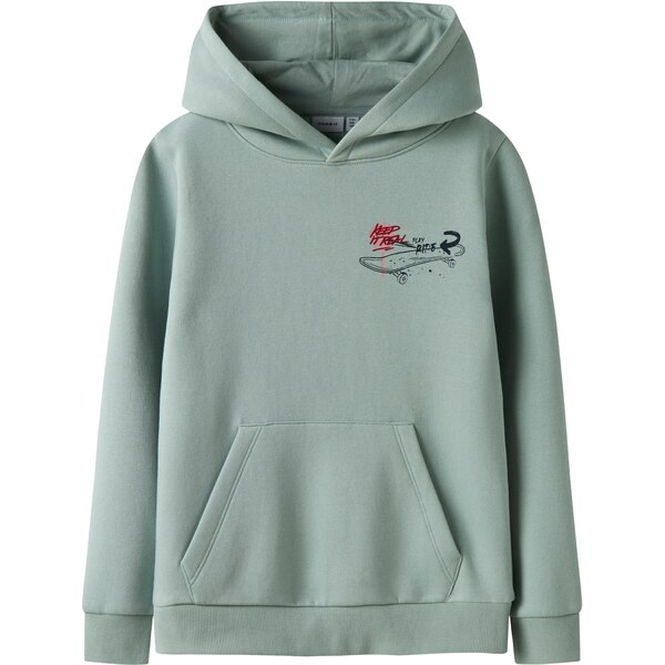 NAME IT Mikina NKMKILIAN námornícka modrá / pastelovo zelená / ružová 63956617