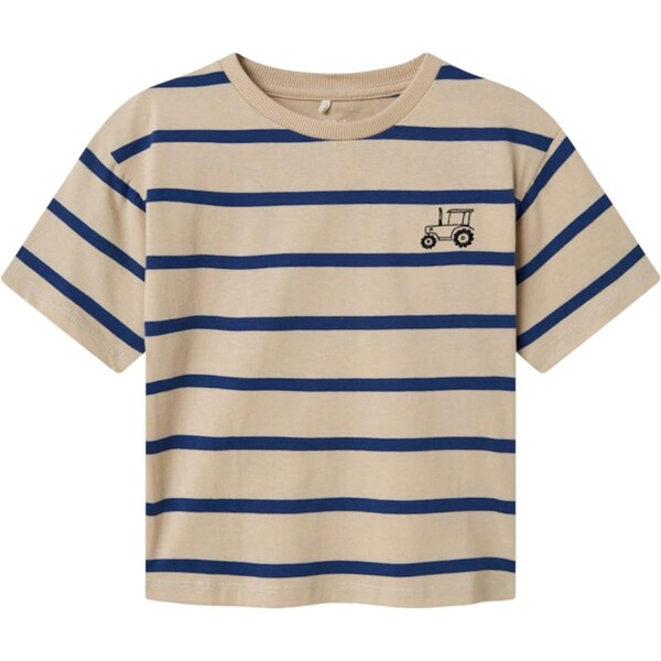NAME IT Tričko NMMLAVON tmavobéžová / námornícka modrá / čierna 63956642